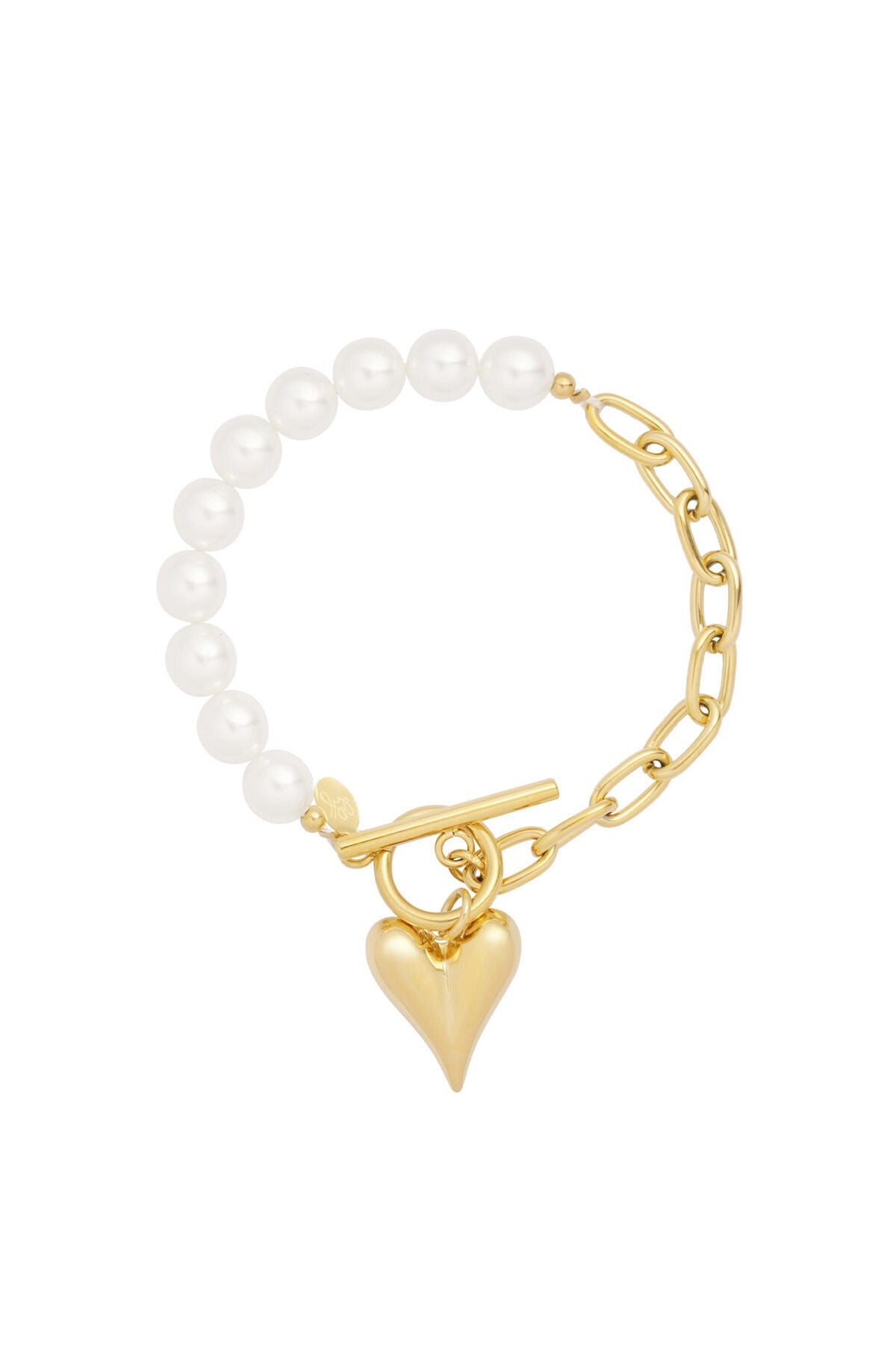 Parel liefde Armband - Goud