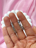 Clip on Earrings - Hint of Glamour - Silver