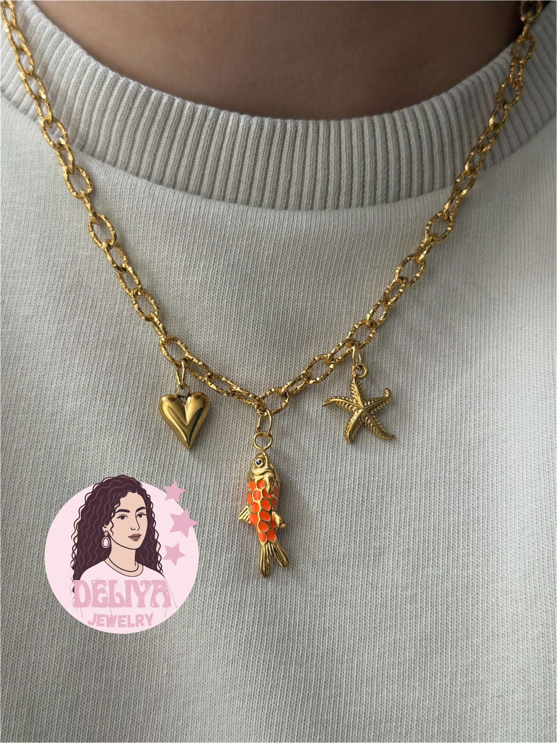 Necklace - Fish Star