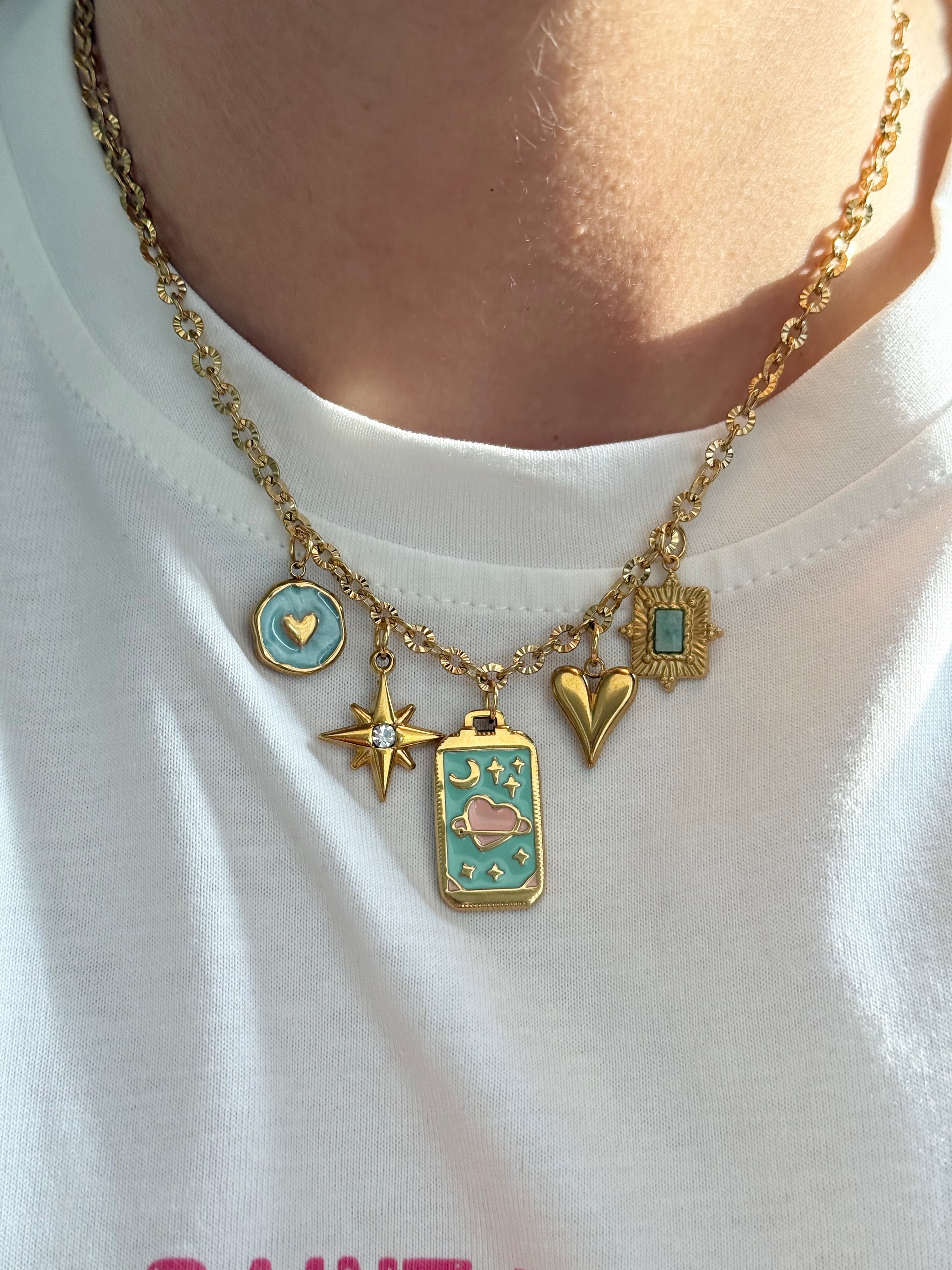 Charm Necklace - Love & Hope