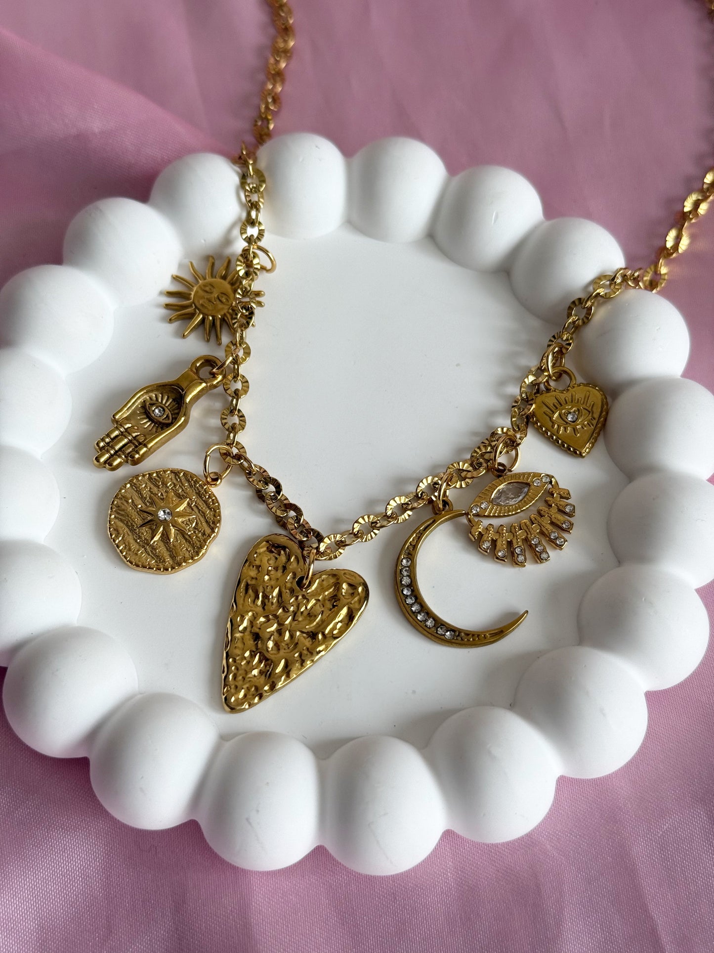 Charm Necklace - Stormy