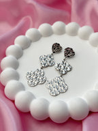 Earrings - Clover - Silver
