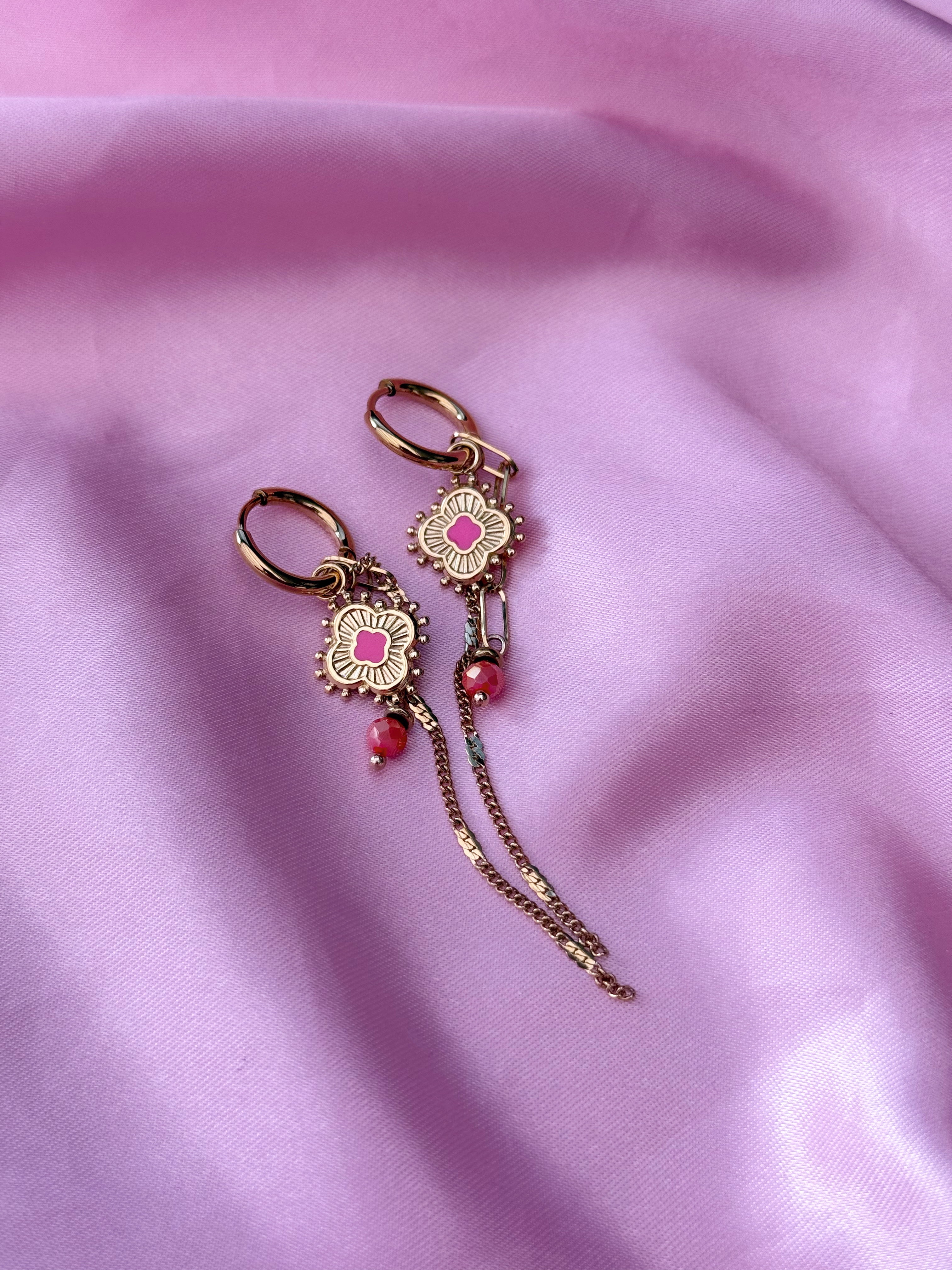 Earrings - Sierra Pink