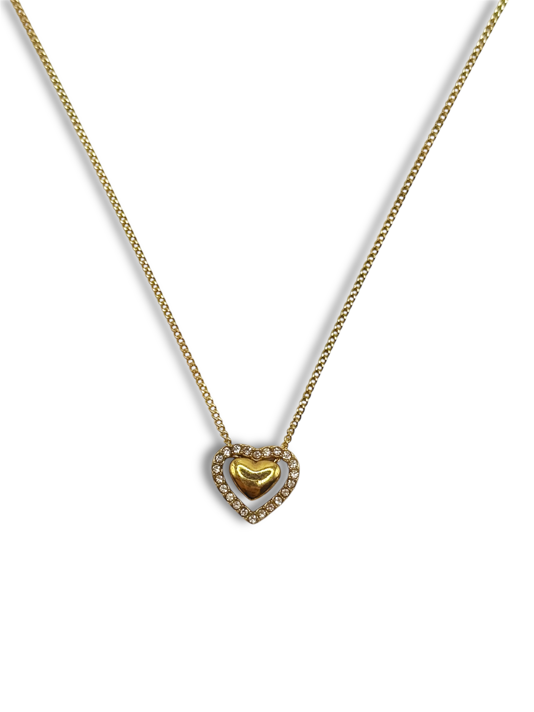 Necklace - Love Zirconia - Gold