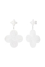 Oorbellen Clover - Zilver