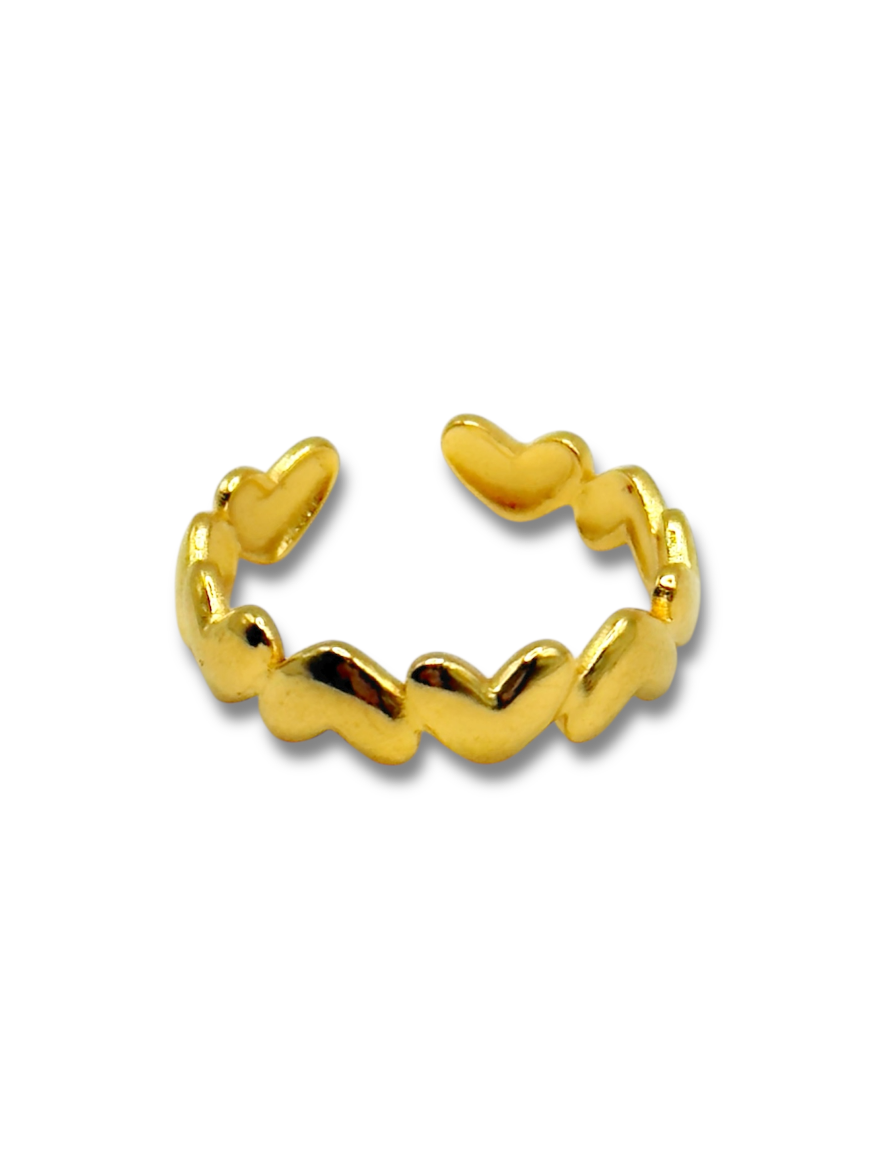 Ring - Hearts - Gold