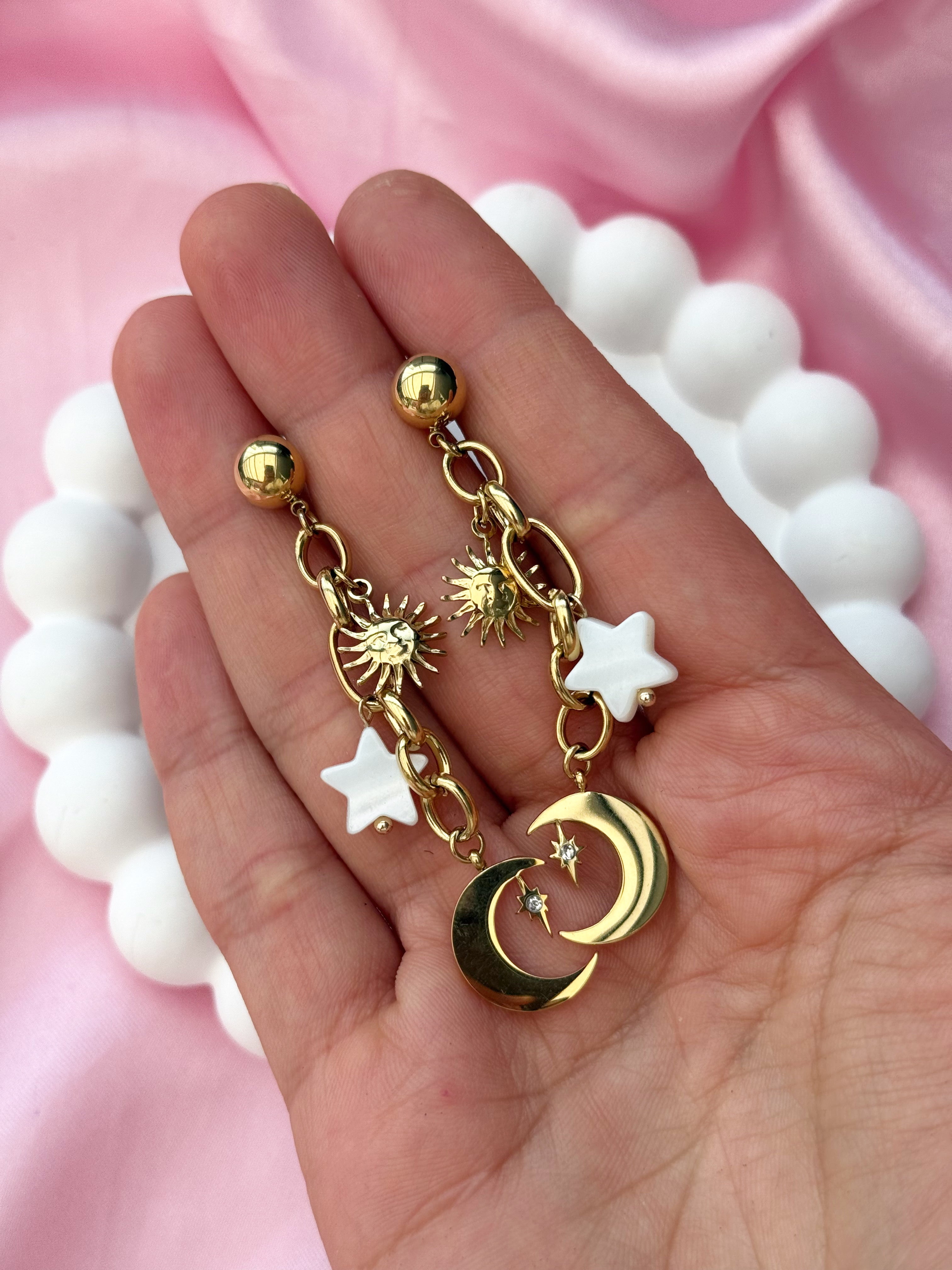 Earrings - Starshine - Gold