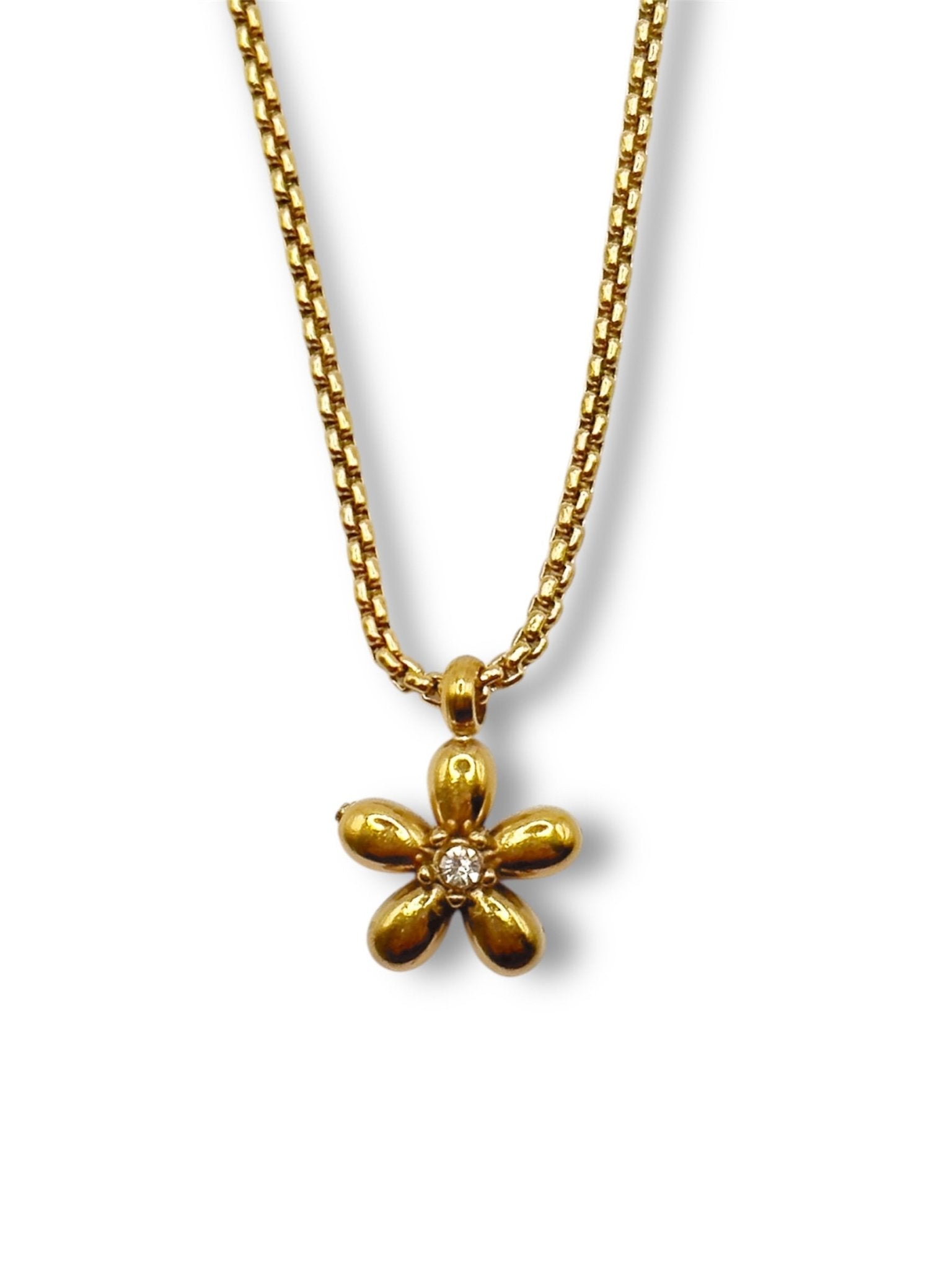 Necklace - Flower Zirconia