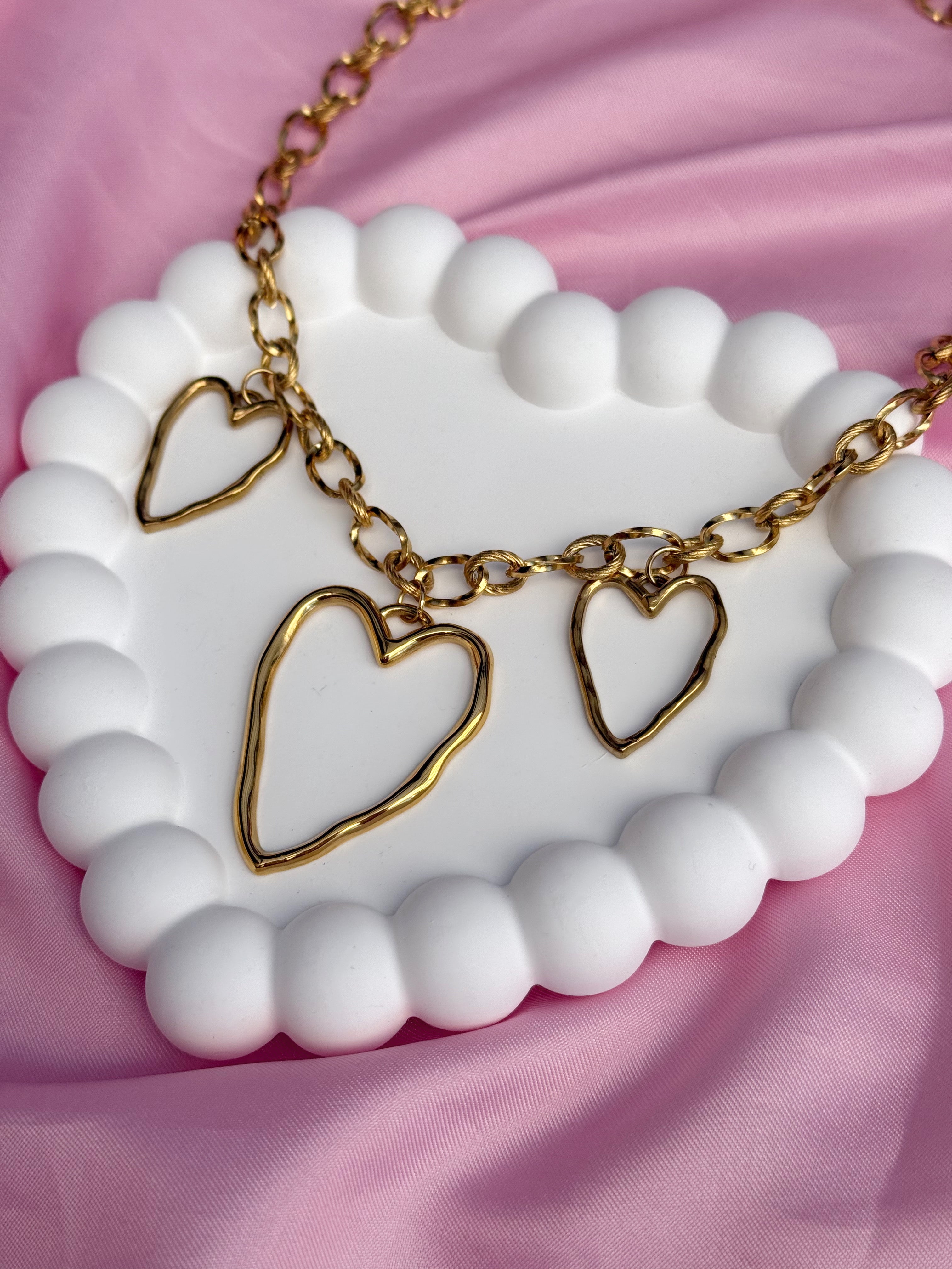 Charm Necklace - The three lovers