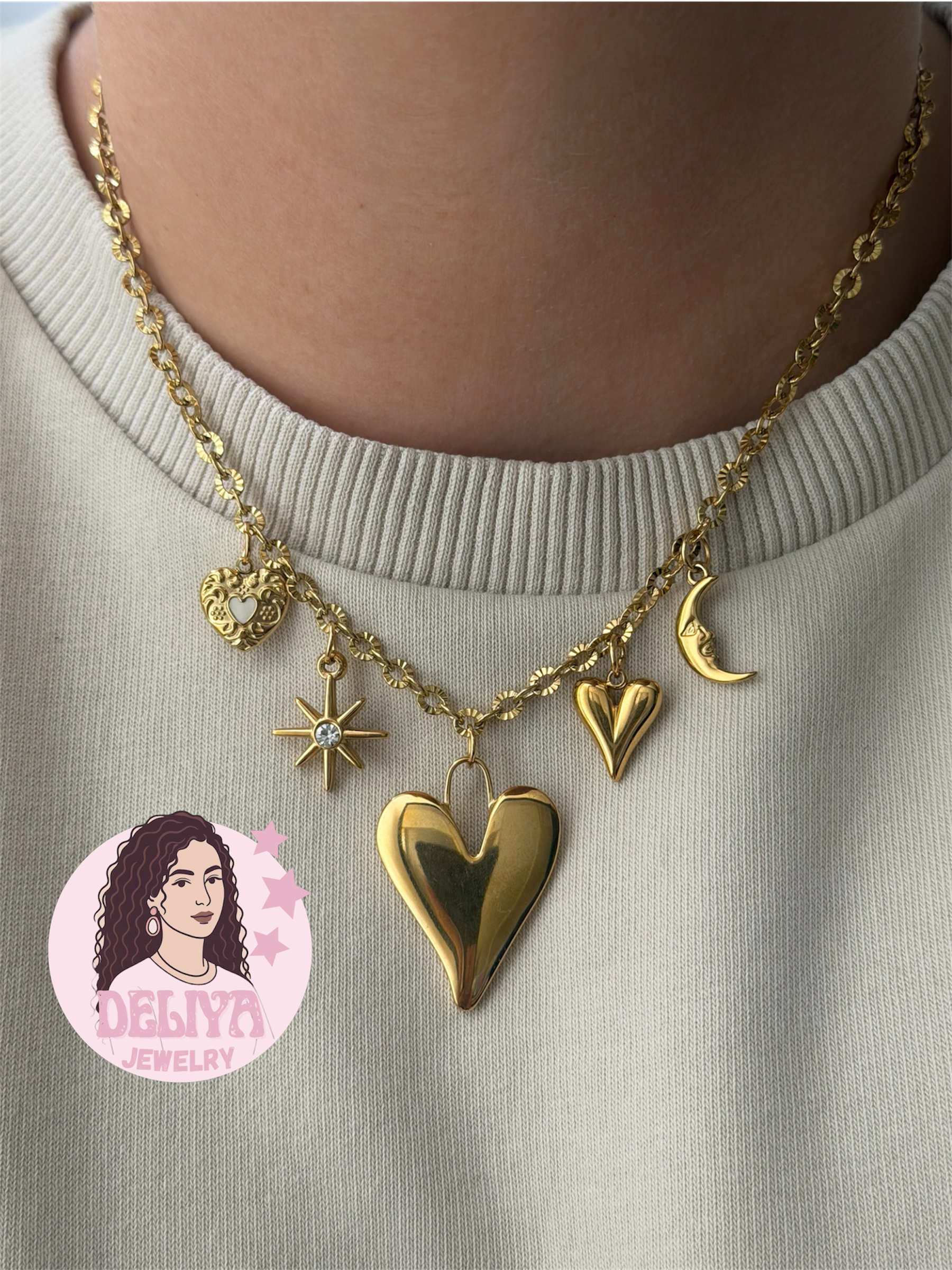 Charm Necklace - Liva