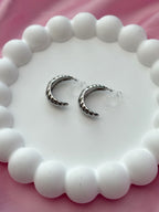 Clip on Earrings - Croissant Si Vouis Plait - Silver