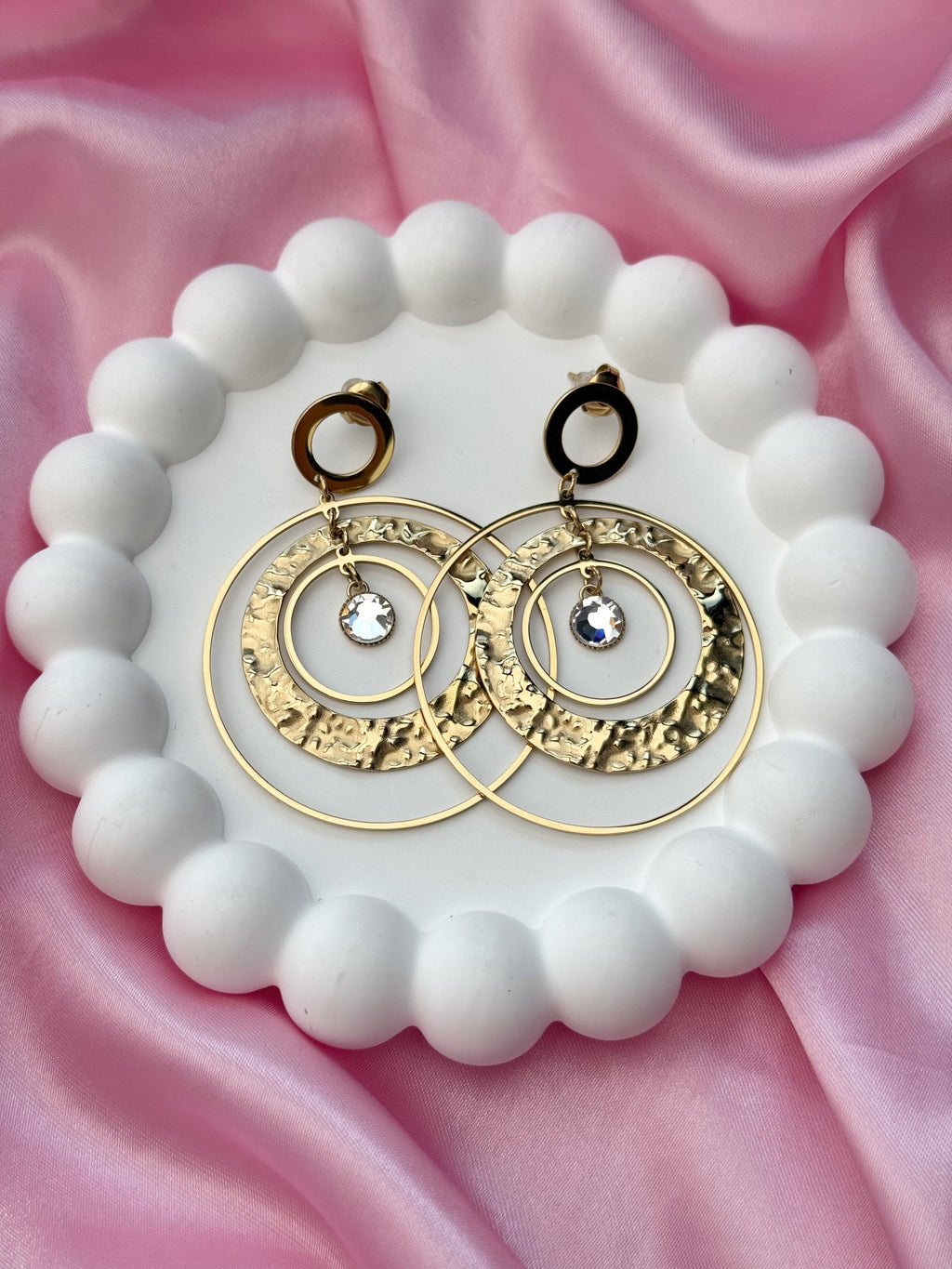 Earrings - Dream Catcher - Gold