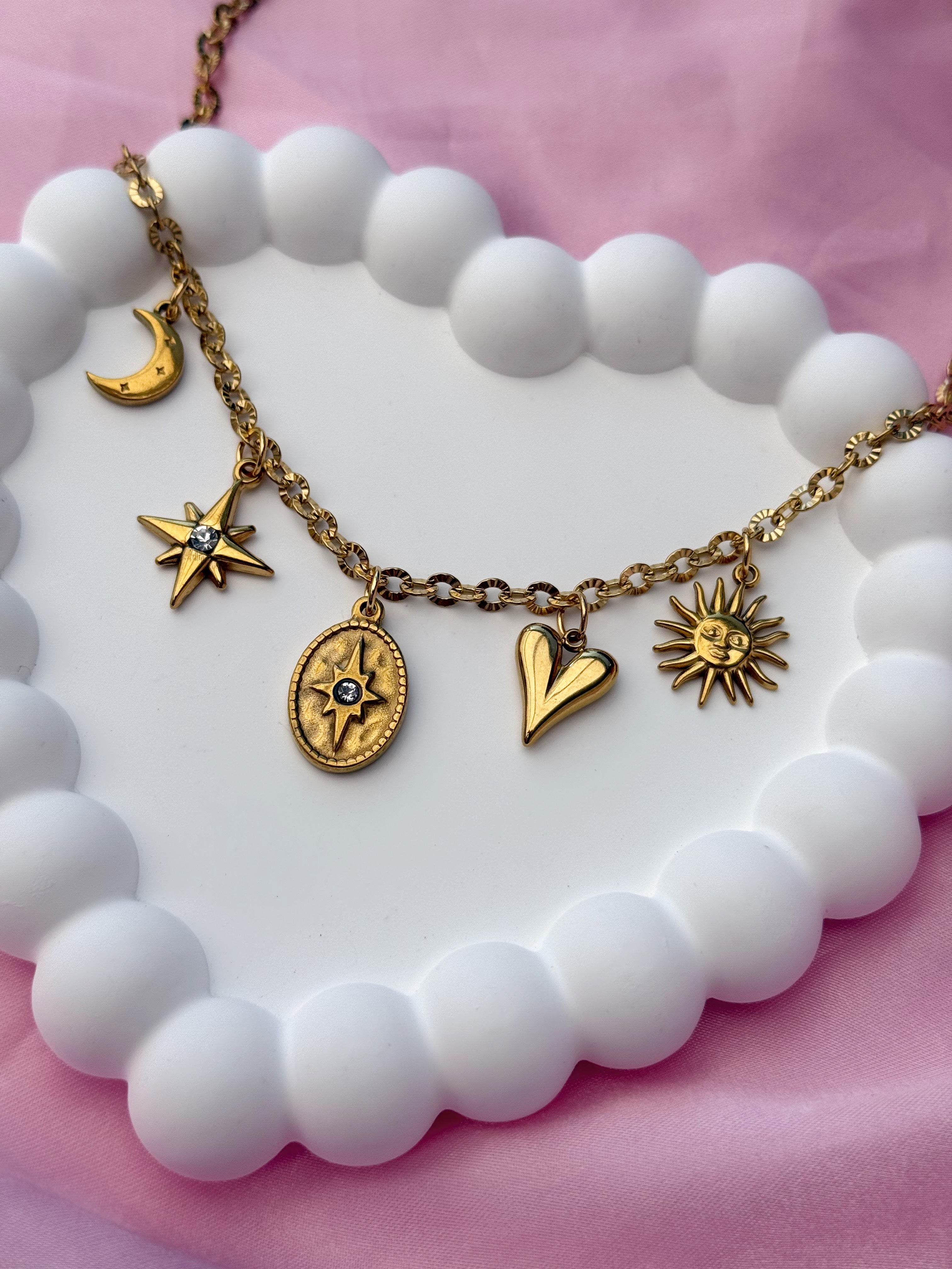 Charm Necklace- Blaze