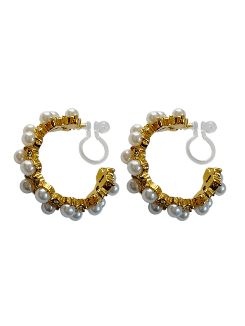Clip on Earrings - Pearly Pearls