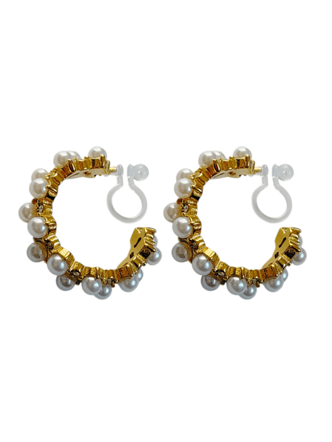 Clip on Earrings - Pearly Pearls