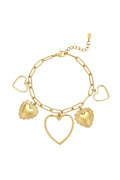 Charm Bracelet - Open love - Gold