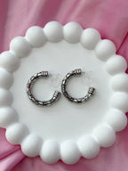 Clip on Earrings - Hint of Glamour - Silver