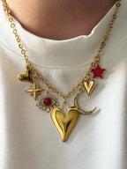 Charm Necklace - Red Eye