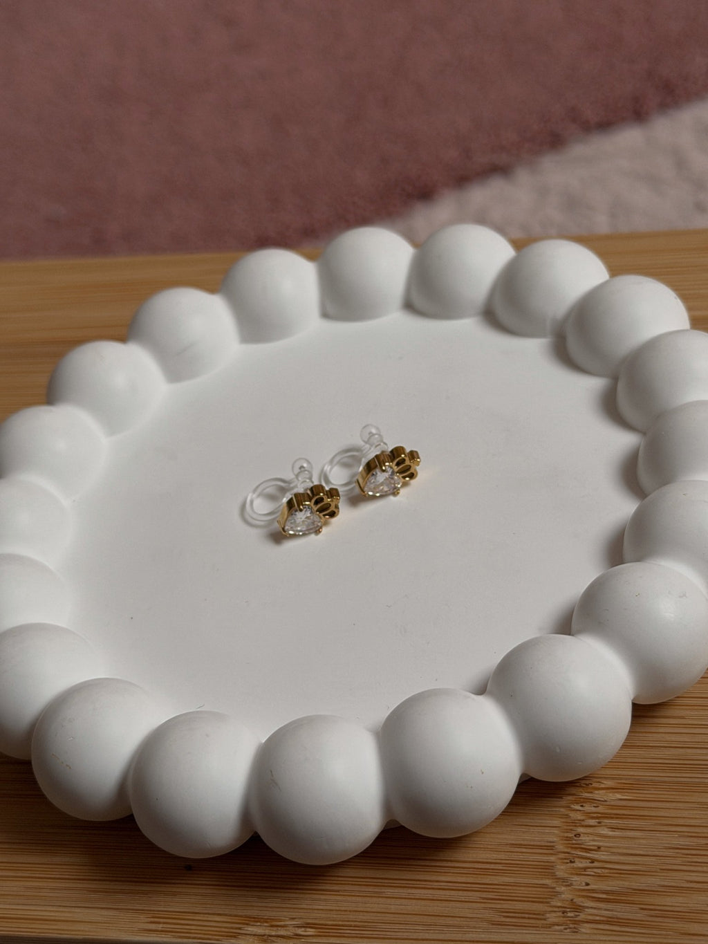 Clip on Earrings - Little Crown Love