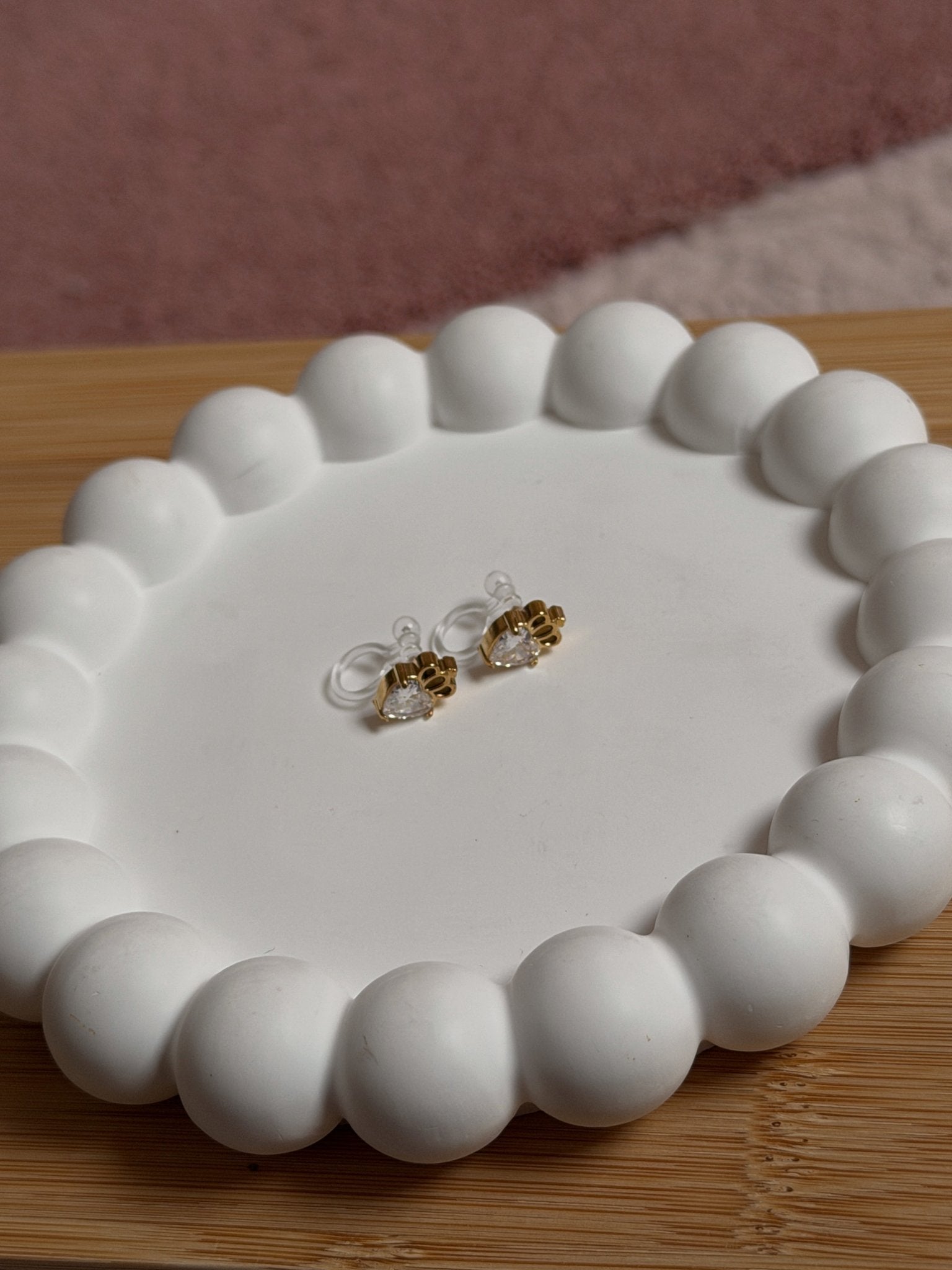 Clip on Earrings - Little Crown Love