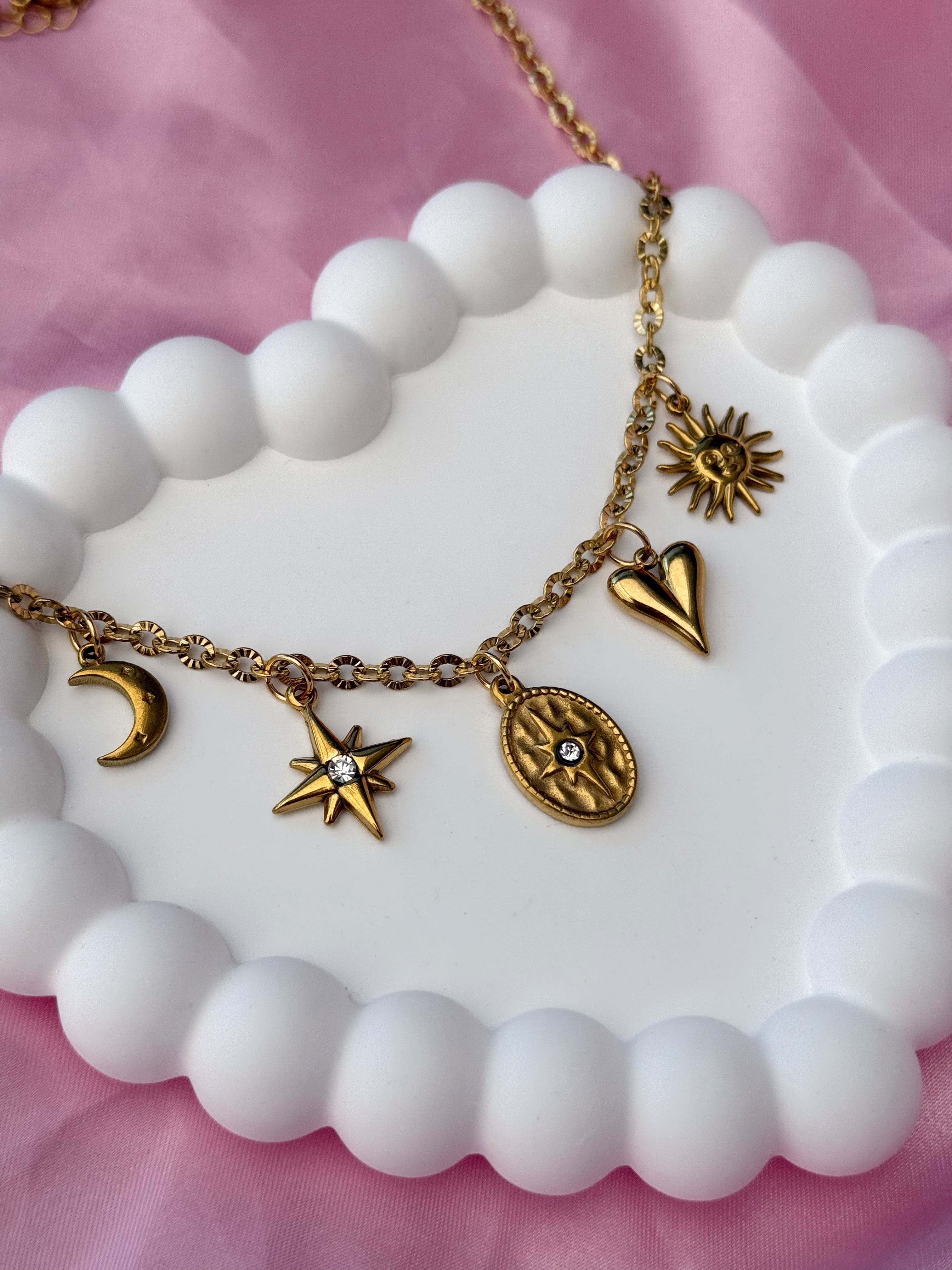 Charm Necklace- Blaze