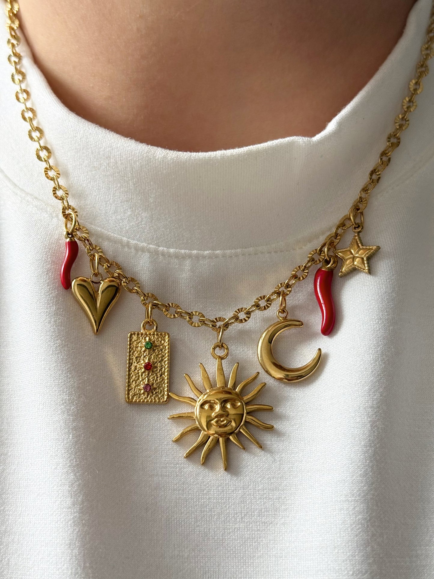 Charm Necklace - Sunny Pepper