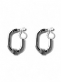 Clip on Earrings - Elegance - Silver