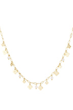 Necklace - Clover Beige