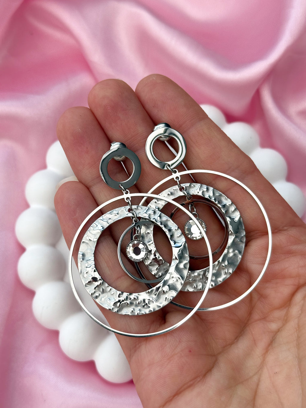 Earrings - Dream Catcher - Silver