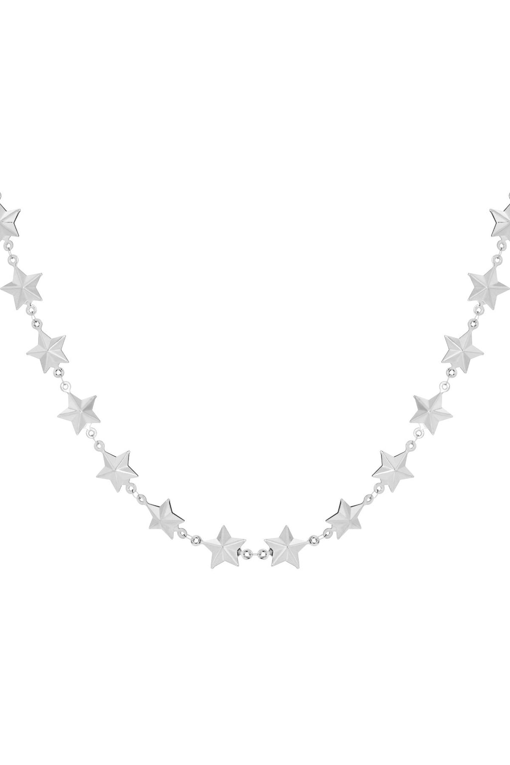 Necklace - Stars - Silver