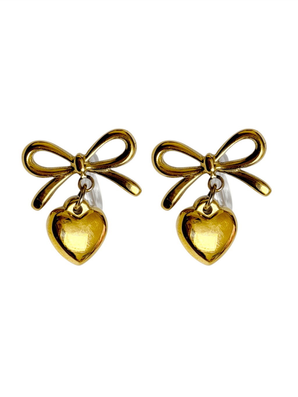 Clip on Earrings - Bowtie Love