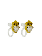 Clip on Earrings - Little Crown Love