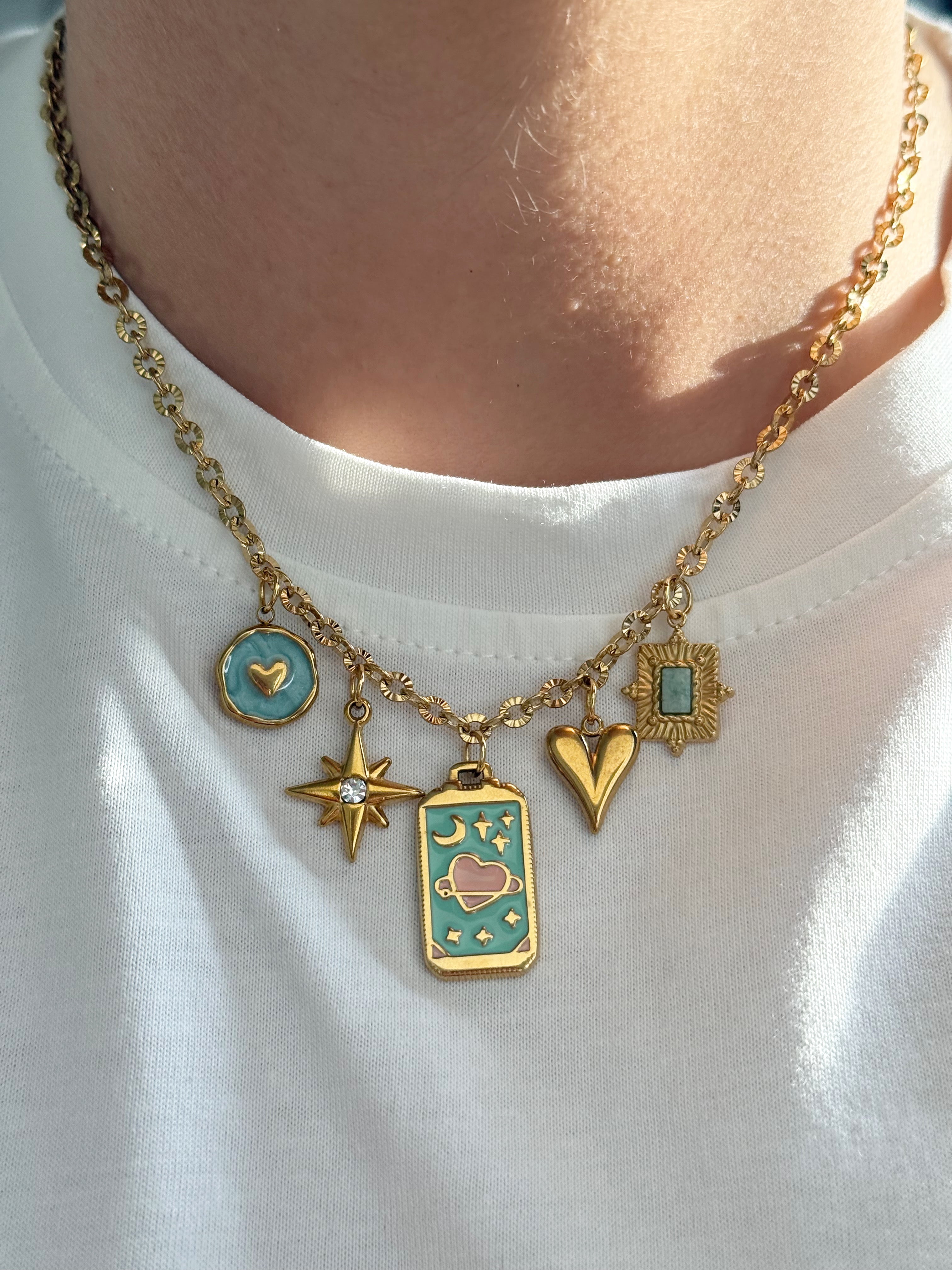 Charm Necklace - Love & Hope
