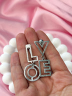 Earrings - Love - Silver