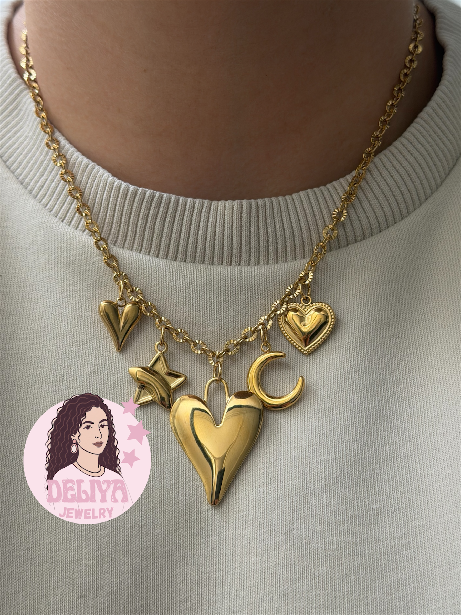 Charm Necklace -  Aimée