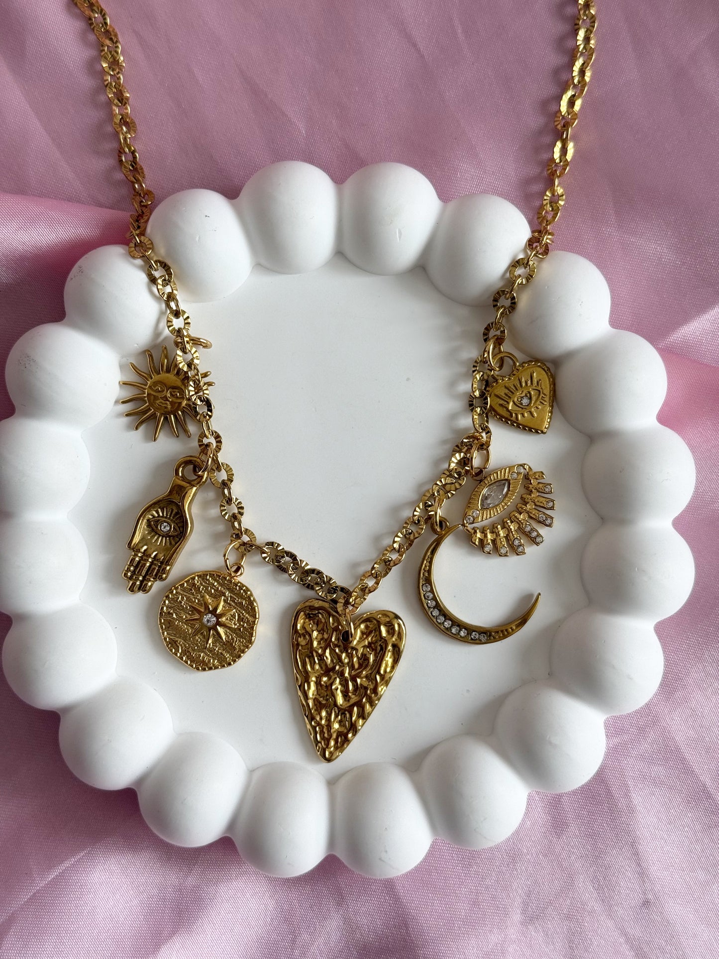 Charm Necklace - Stormy