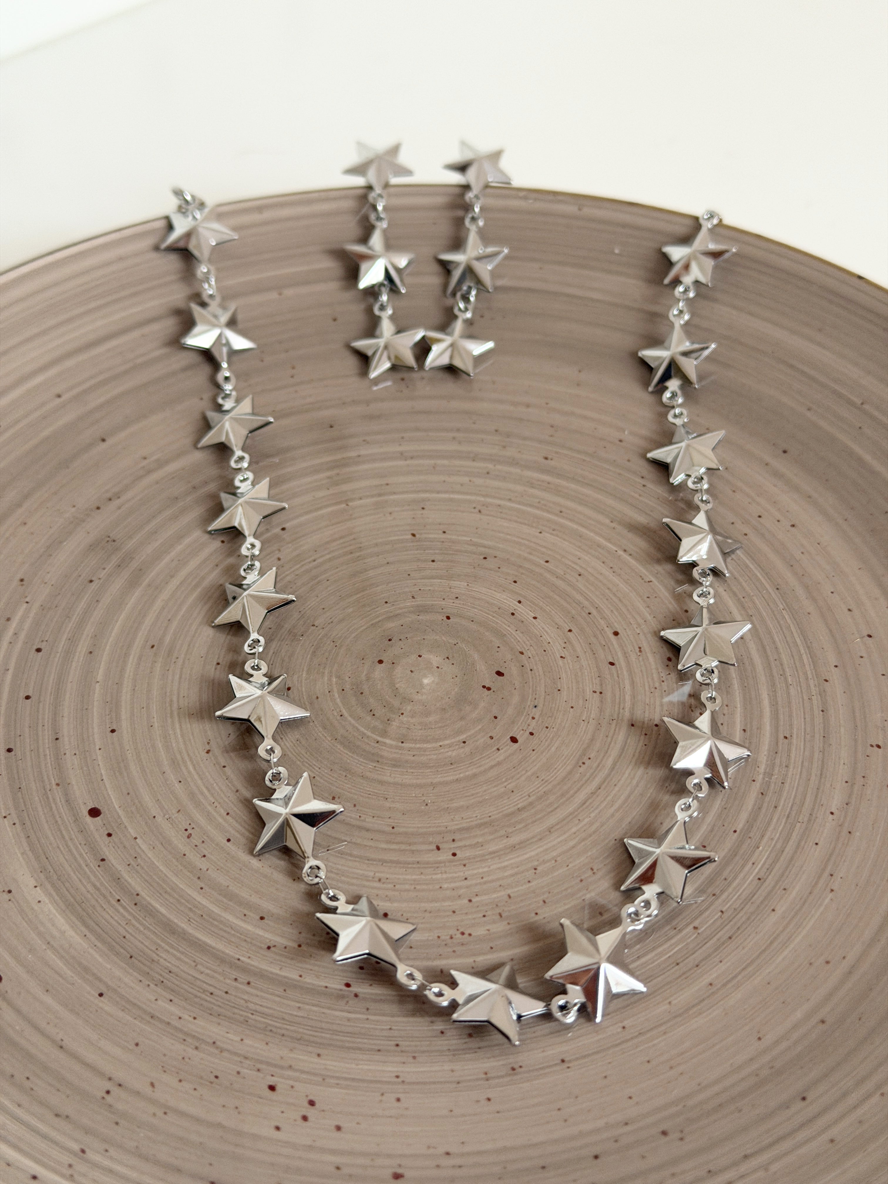 Necklace - Stars - Silver