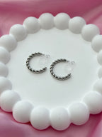 Clip on Earrings - Sunshine state of Mind - Silver