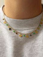 Necklace - Clover Green