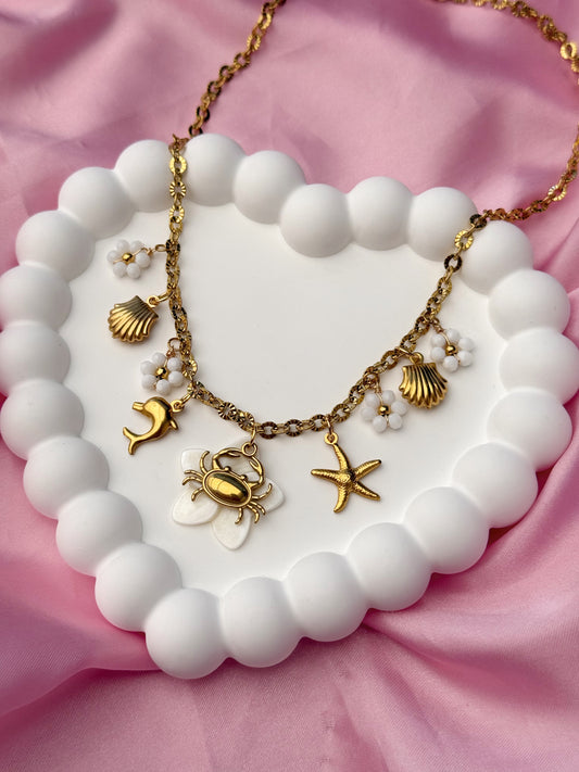 Charm Necklace - Little Sea Animals