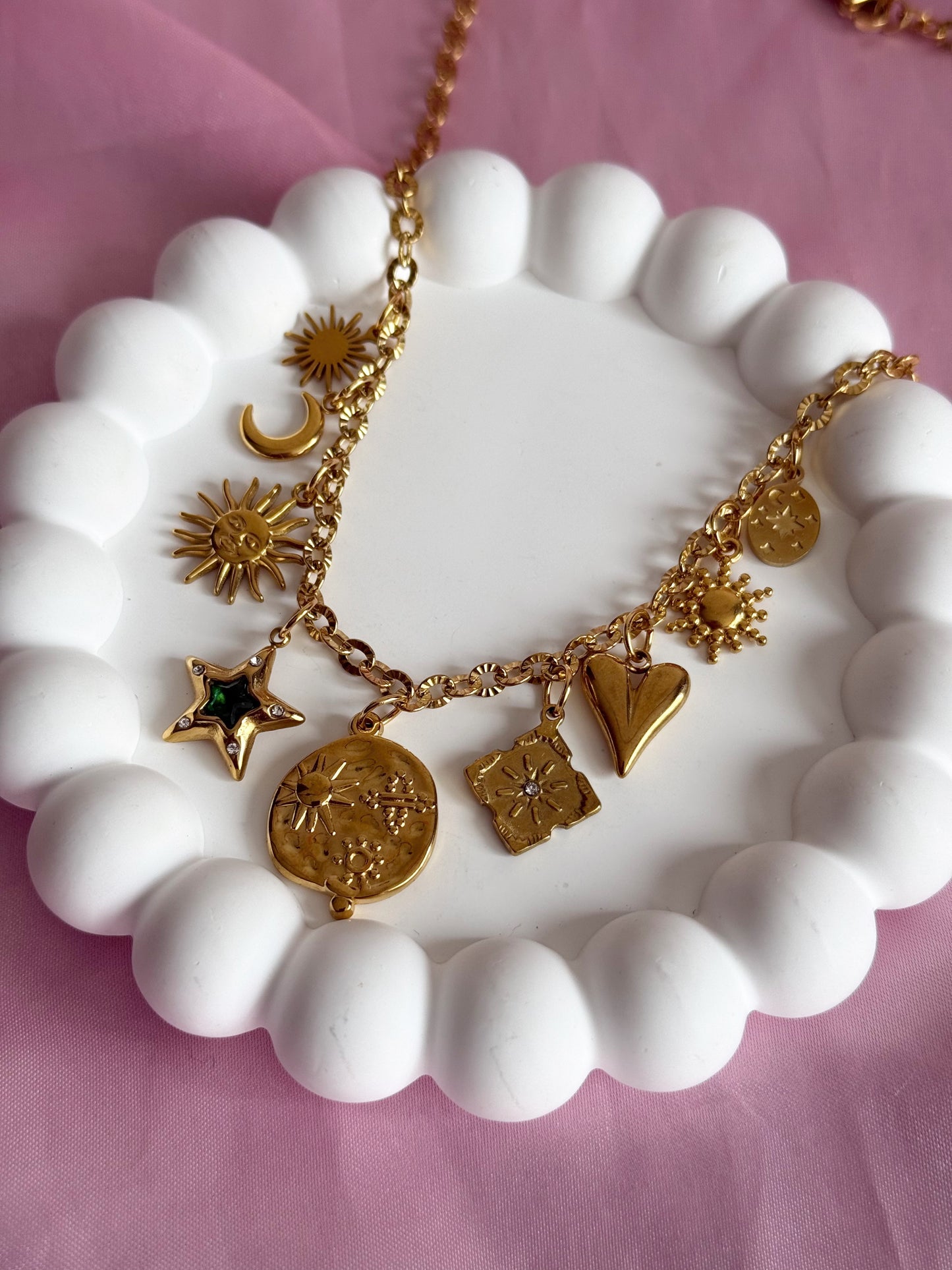 Charm Necklace - Moon