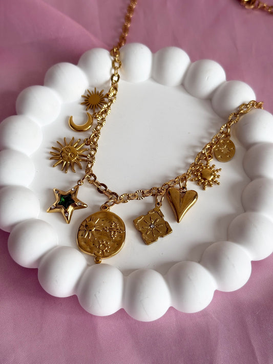 Charm Necklace - Moon