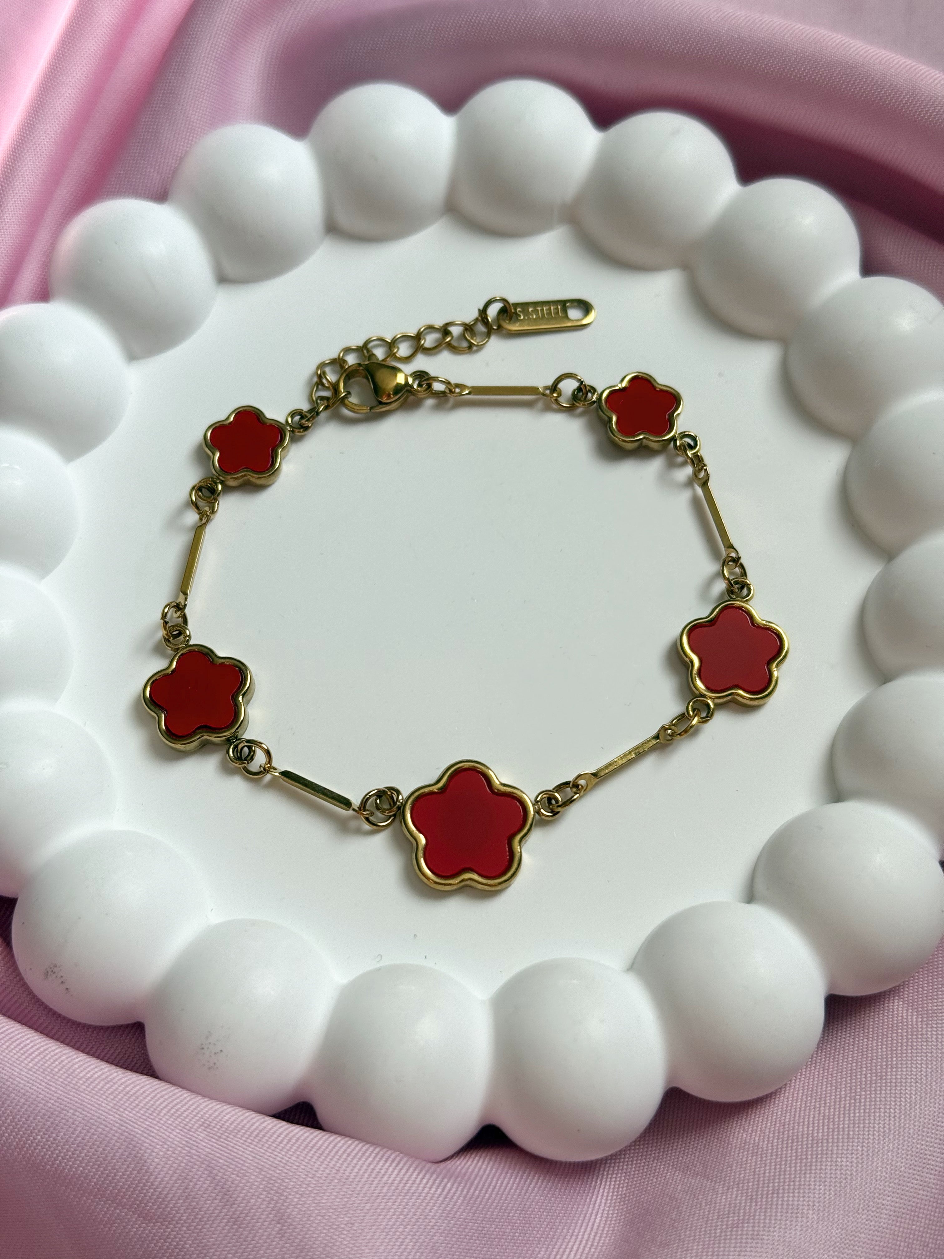 Bracelet - Cece - Red