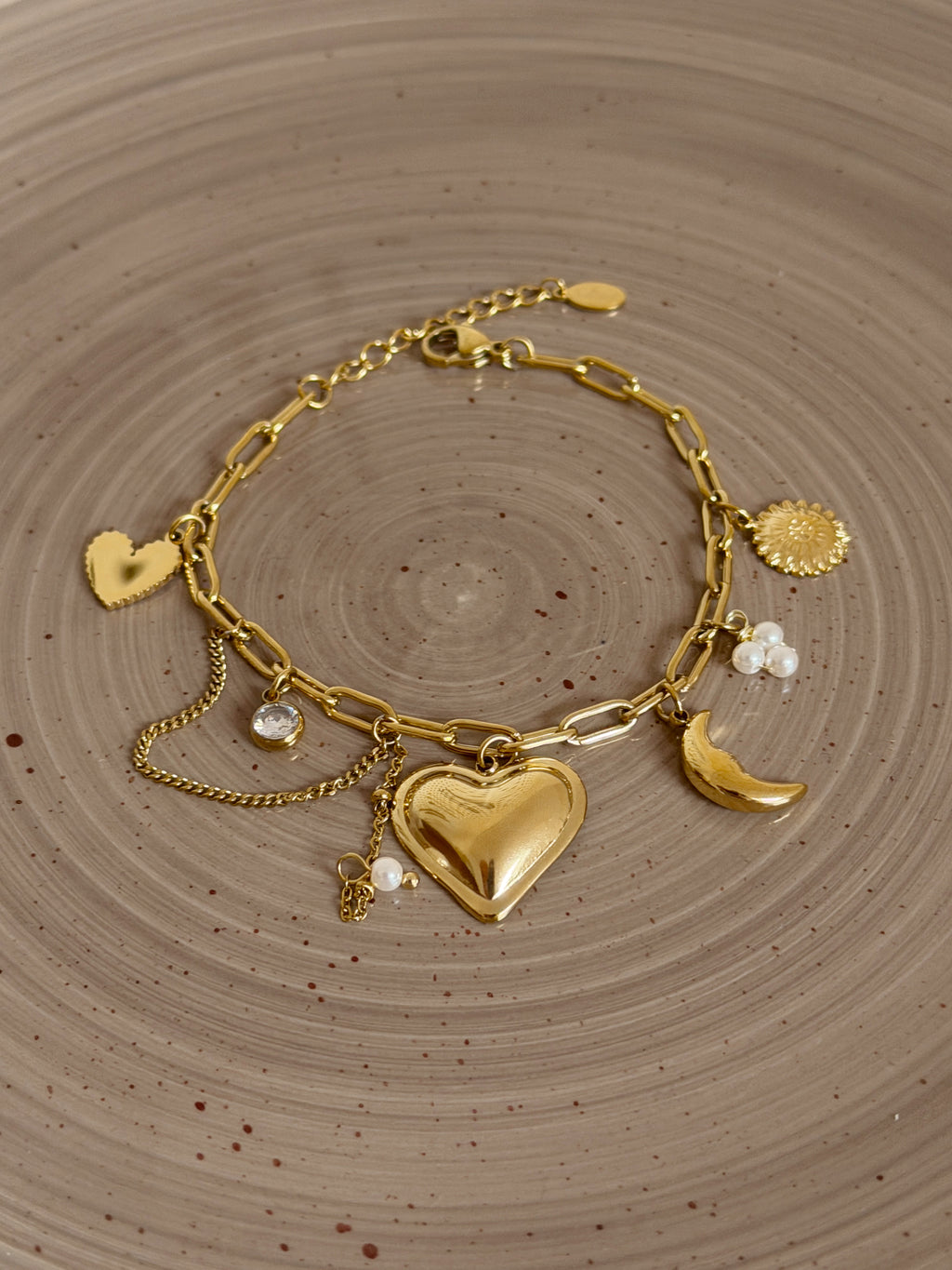 Charm Bracelet - Moon Love