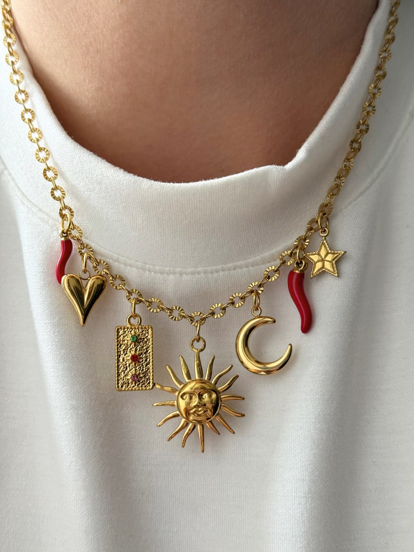 Charm Necklace - Sunny Pepper