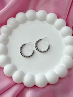 Clip on Earrings - Sunshine state of Mind - Silver