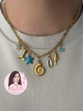 Charm Necklace - Blue Sea