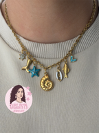 Charm Necklace - Blue Sea