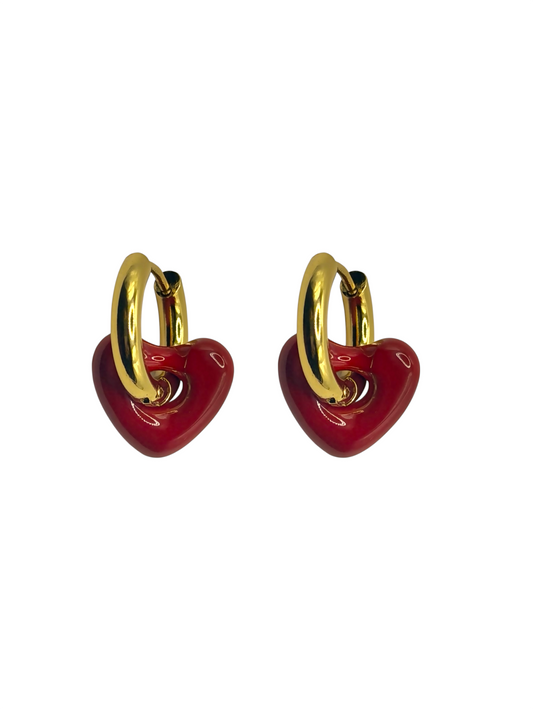 Earrings - RED