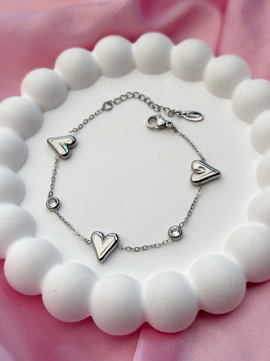 Bracelet - Gleaming - Silver
